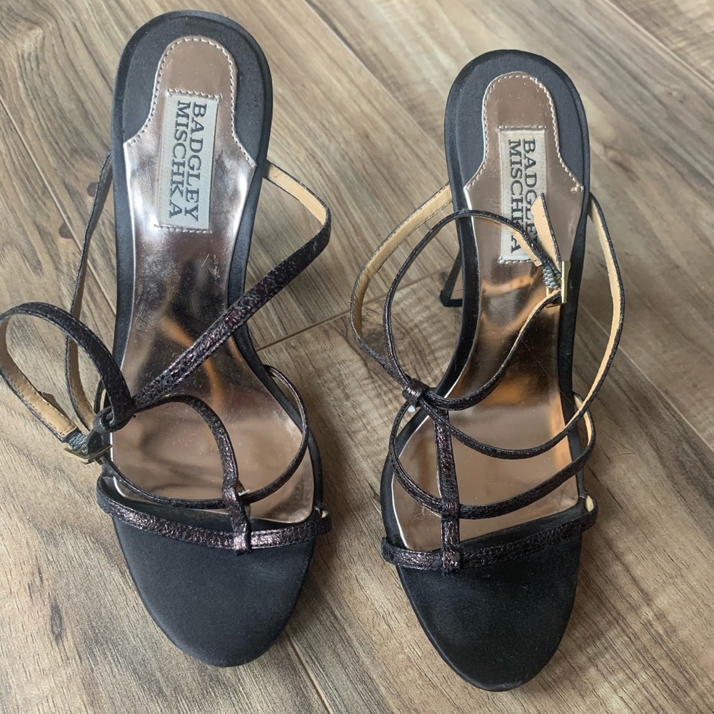 Brown/maroon heels